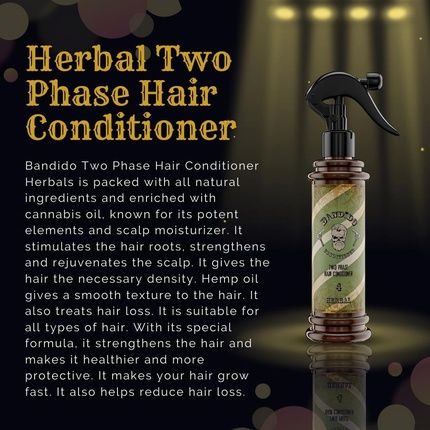 Bandido Two Phase Hair Conditioner Spray Detangling Nourishment And Repair 350Ml