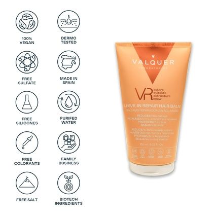 Valquer Vr Repairing Balm No Rinse 3-In-1 Conditioner, Serum, And Treatment