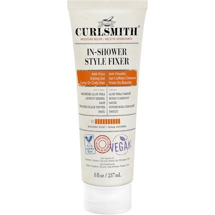 Curlsmith In-Shower Style Fixer Vegan Extreme Hold Styling Gel For Dry Hair