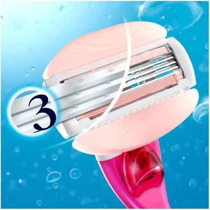 Gillette Venus Comfortglide Spa Breeze Women'S Razor With Razor Gel Cushions For Skin Protection And 3 Razor Blades