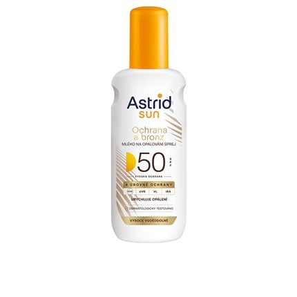 Astrid Sunscreen Spray Bronz Spf 50 150 Ml