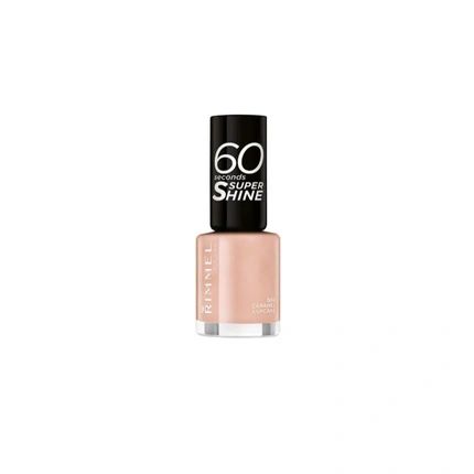 Rimmel London 60 Seconds Super Shine 500 Caramel Cupcake Nail Polish 8 Ml