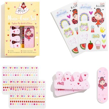 Miss Nella Kids Bag Of Wonders Makeup And Nail Polish Set - Safe And Fun Gift - Image 3