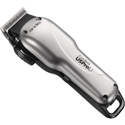 Andis Cord/Cordless Uspro Li Adjustable Blade Clipper High-Speed Sharp Blade Lithium-Ion Powered Silver