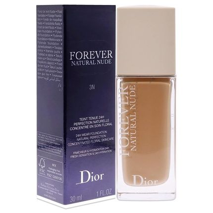 Christian Dior Dior Forever Natural Nude Foundation 3N Neutral Women Foundation 1 Oz - Image 3