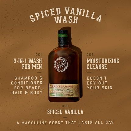 18.21 Man Made Wash Vanilla Spices 530Ml - Image 3