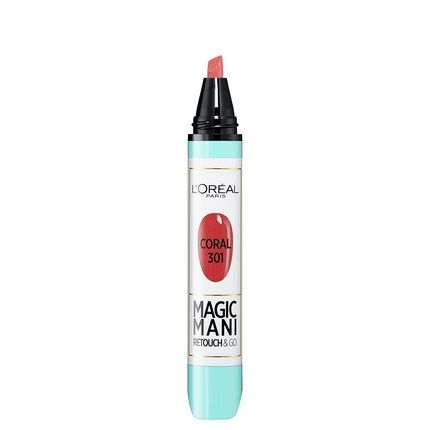 L'Oreal Paris Magic Mani Nail Polish Pen Coral 301 15Ml