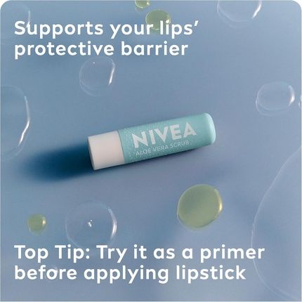 Nivea 2In1 Aloe Vera Lip Scrub And Caring Lip Balm 4.8G - Image 3