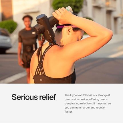 Hyperice Hypervolt 2 Pro Quiet Glide Technology Handheld Percussion Massage Gun 5 Speeds 5 Interchangeable Heads Helps Relieve Sore Muscles And Stiffness - Image 3