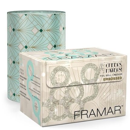 Cheers Embossed Roll Aluminum Foil Hair Foils For Highlighting Medium 320 Ft Gatsby