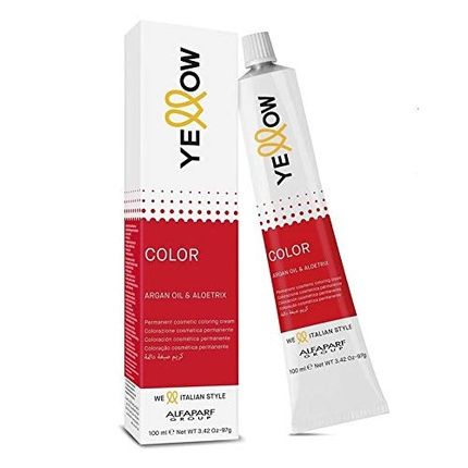 Alfaparf Permanent Hair Color 100Ml 7.11 Medium Blonde Intense Ash - Yellow Color Argan Oil