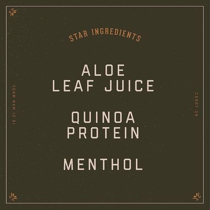 18.21 Man Made Carry On 4-In-1 Travel Foam Shampoo Conditioner Wash & Shave 3.4 Fl. Oz Spiced Vanilla