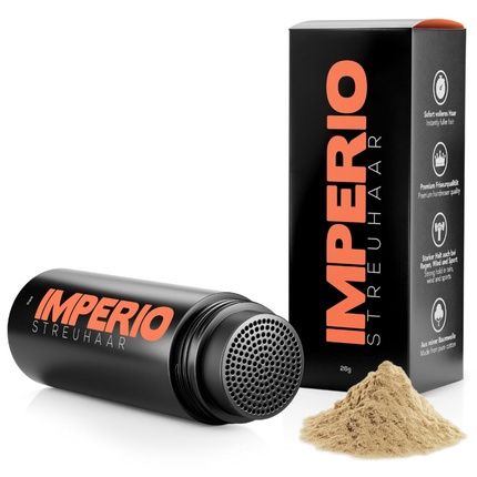 Imperio Hair Thickening Fiber For Full Hair In Seconds Authentic Look 26G Dark Blonde