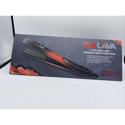 Chi Lava Hair Styling Iron 1 Inch Ceramic Lava For Less Heat & Amazing Shine