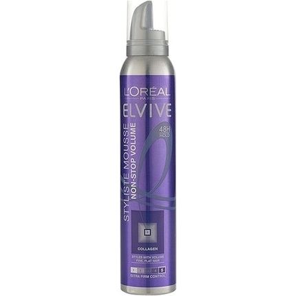 L'Oreal Elvive Styliste Volume Flat Hair Mousse 200Ml