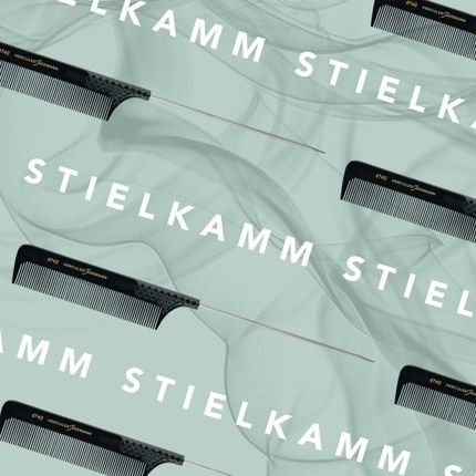 Hercules Sagemann Fine Metal Pin Tail Hair Comb 23.5Cm