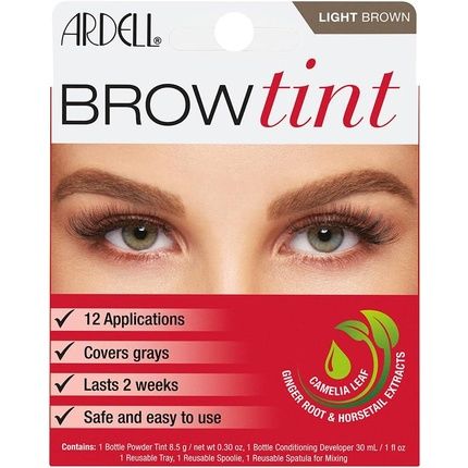 Ardell Brow Tint Semi-Permanent Dye Kit In Light Brown