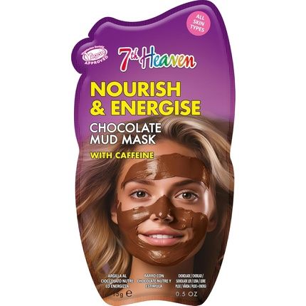 7Th Heaven Chocolate Mud Face Mask With Caffeine - Nourish And Energize