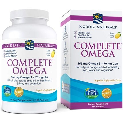 Nordic Naturals Complete Omega Capsules 180 Count 565Mg