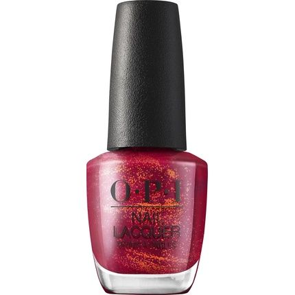 Opi Nail Lacquer Chip Resistant Nail Polish Opaque Bright Red Shimmer