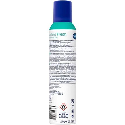 Vaseline Active Fresh Proderma Anti-Perspirant Deodorant Spray 250Ml