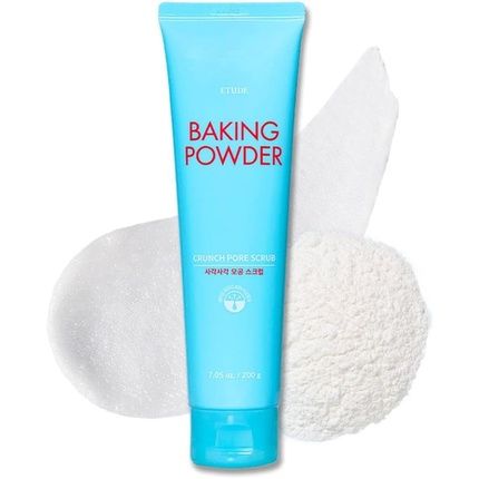 Etude House New Baking Powder Crunch Pore Scrub 7Fl.Oz 200Ml Deep Pore Skin Care Korean Exfoliate & Moisturize