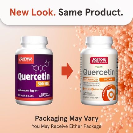 Jarrow Formulas Quercetin 500Mg Dietary Supplement Antioxidant Support