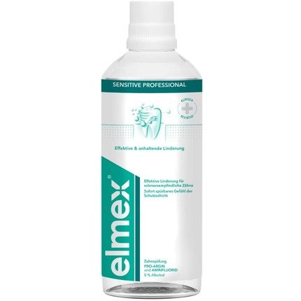 Elmex Sensitive Professional Mouthwash 400Ml - Effective Relief For Sensitive Teeth With Pleasant Taste Alcohol-Free - Image 3