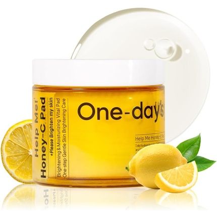 One-Days You Help Me Honey Glow-C Pad Face Toner Pads Korean Skin Care
