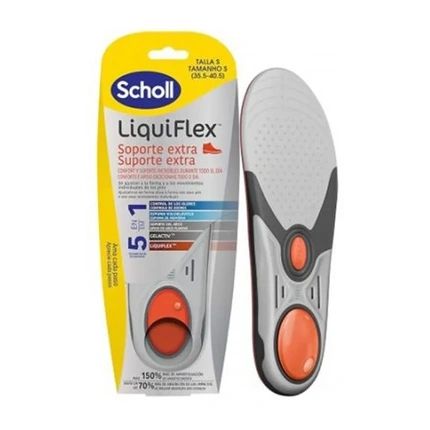 Scholl Liquiflex Insoles Reinforced Support Women'S Footwear Size 5.5-7.5 With Memory Foam And Arch Support