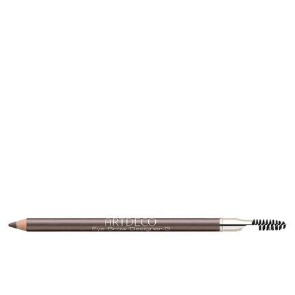Artdeco Eye Brow Designer 3 Medium Dark Eyebrow Pencil With Brush 1 Gram