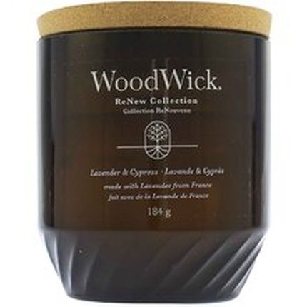 Woodwick Renew Lavender Cypress Candle Large Glass Candle 368 G