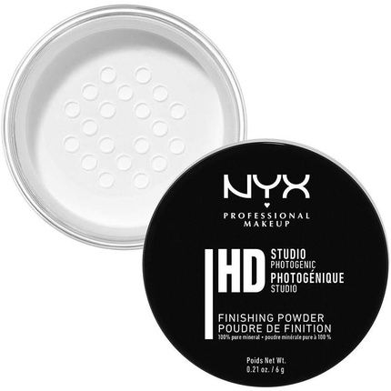 Nyx Professional Makeup Studio Finishing Powder Translucent Matte Finish Oil Absorbing Vegan Formula 6G