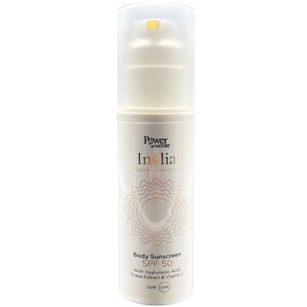 Inalia Body Sunscreen Spf 50 With Hyaluronic Acid, Grape Extract, And Vitamin E - 150Ml