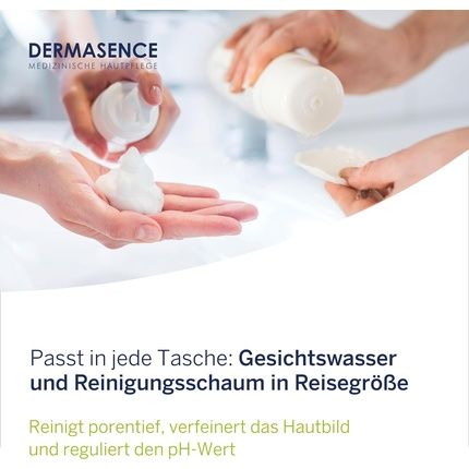 Dermasence Travel Set Mousse/Tonic 50Ml X 2 - Clarifying Cleansing Foam And Soothing Facial Toner In Convenient Travel Size - Suitable For Carry-On Refreshing 50Ml (2 Pack) - Image 3