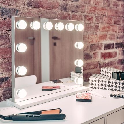 Humanas Hs-Hm02 Makeup Mirror With Led Lighting - White