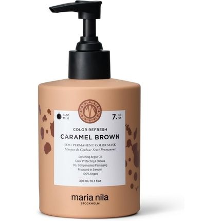 Maria Nila Colour Refresh Caramel Brown 300Ml Warm Copper Toned