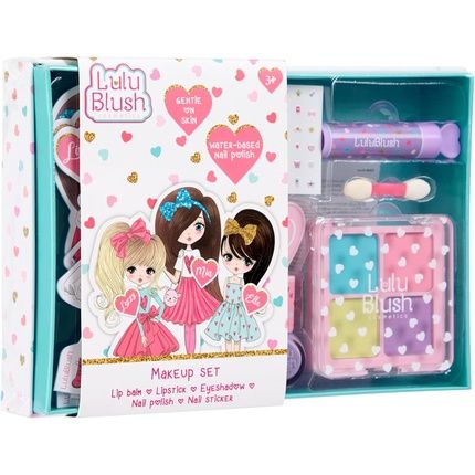 Lulu Blush Kids Makeup Kit In Bright Colors