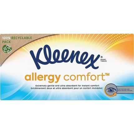 Kleenex Allergy Comfort Pocket Pack Tissues 60 Sheets Orange 10 Count