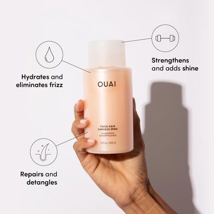 Ouai Thick Shampoo For Frizzy And Dry Thick Hair