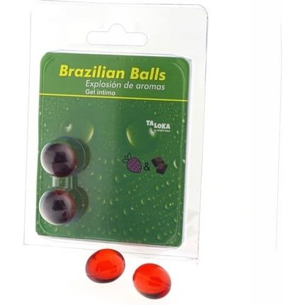 Taloka Brazilian Balls Gel Intimo Strawberry & Chocolate