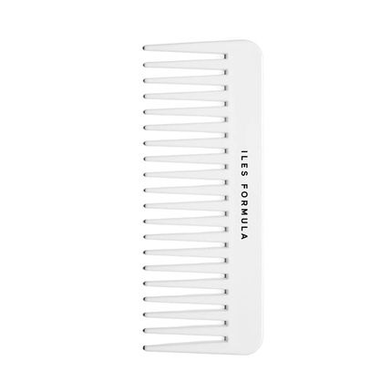 Iles Formula Conditioner Distribution Comb Gentle Wide Tooth Hair Styling Tool - White