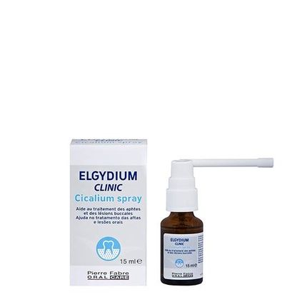 Elgydium Clinic Cicalium Spray For Mouth Ulcers And Oral Lesions 15Ml