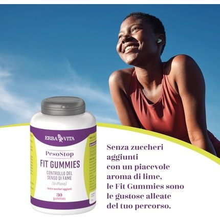 Erba Vita Peso Stop Fit Gummies Food Supplement With Griffonia - Image 3