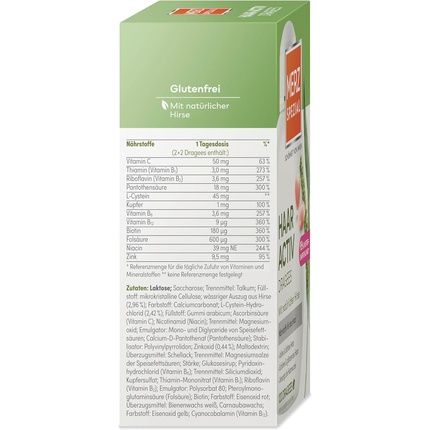 Merz Spezial Hair Activ Dragees Hair Vitamins For Healthy Full & Shiny Hair Dietary Supplement With Biotin Zinc & Natural Millet - Image 3