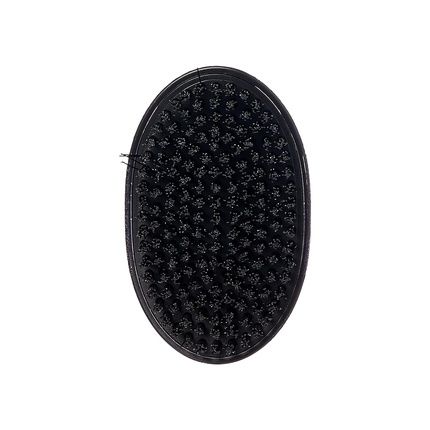 Red By Kiss Premium Pocket Wave X Bow Wow Curved Palm Boar Brush With Case Hard Bristles Black Camo - Image 3