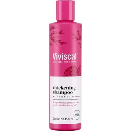 Viviscal Hair Thickening Shampoo With Biotin, Keratin, And Marine Collagen Extract 250Ml