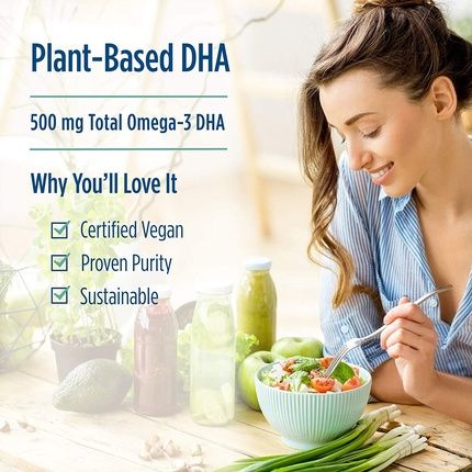 500Mg Omega-3 Algae Dha 60 Softgels - Image 3