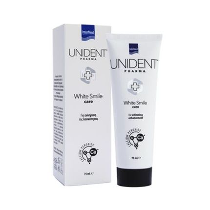 Intermed Unident Pharma White Smile Care Toothpaste For Enhancing The Whiteness Of Teeth 75Ml