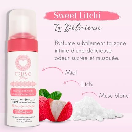 Musc Intime Intimate Foam La Delicieuse White Musk - Image 3